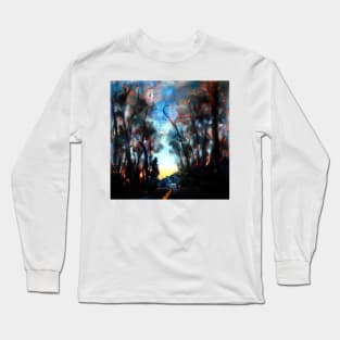 Dusk on Pemberton Browns Mill Rd Long Sleeve T-Shirt